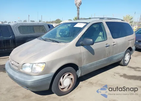 2000 Toyota Sienna Le from USA, damaged, VIN 4T3ZF13C2YU232902